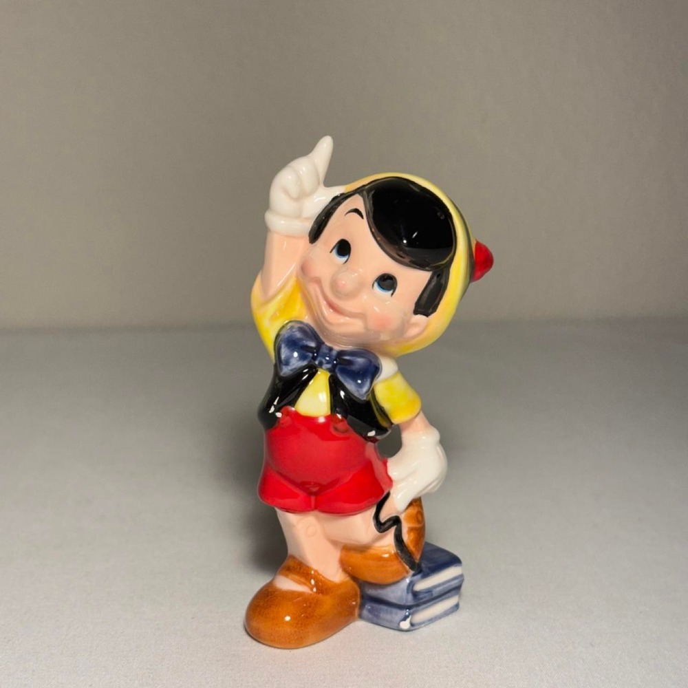 Disney Pinocchio Porcelain Ceramic Figurine Vintage Disney